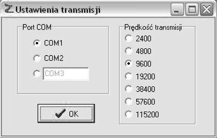 Domyœlna prêdkoœæ transmisji ustawiona w drukarce to 9600 bps (sprawdziæ w menu drukarki). 4.1.2.2. Funkcja Zegar Funkcja umo liwia: a) odczyt zegara drukarki.