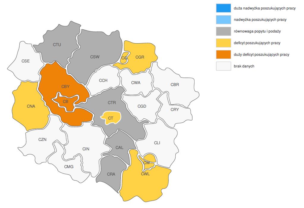 Wykres 4. Prognoza na 2018 w województwie kujawsko pomorskim.