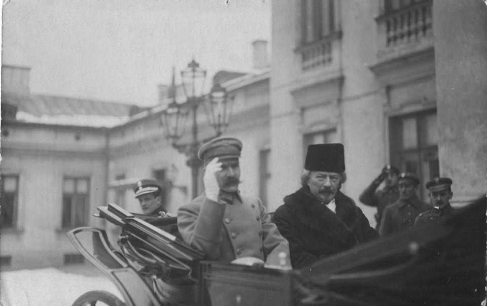 Józef Piłsudski i Ignacy Jan Paderewski.