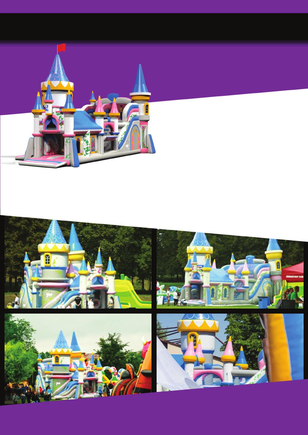 ZAMEK KSIĘŻNICZKI Jedyny w swoim rodzaju!!! Niesamowity Gigantyczny Zamek Disneya, w którym czeka dzieci mnóstwo wspaniałej zabawy.
