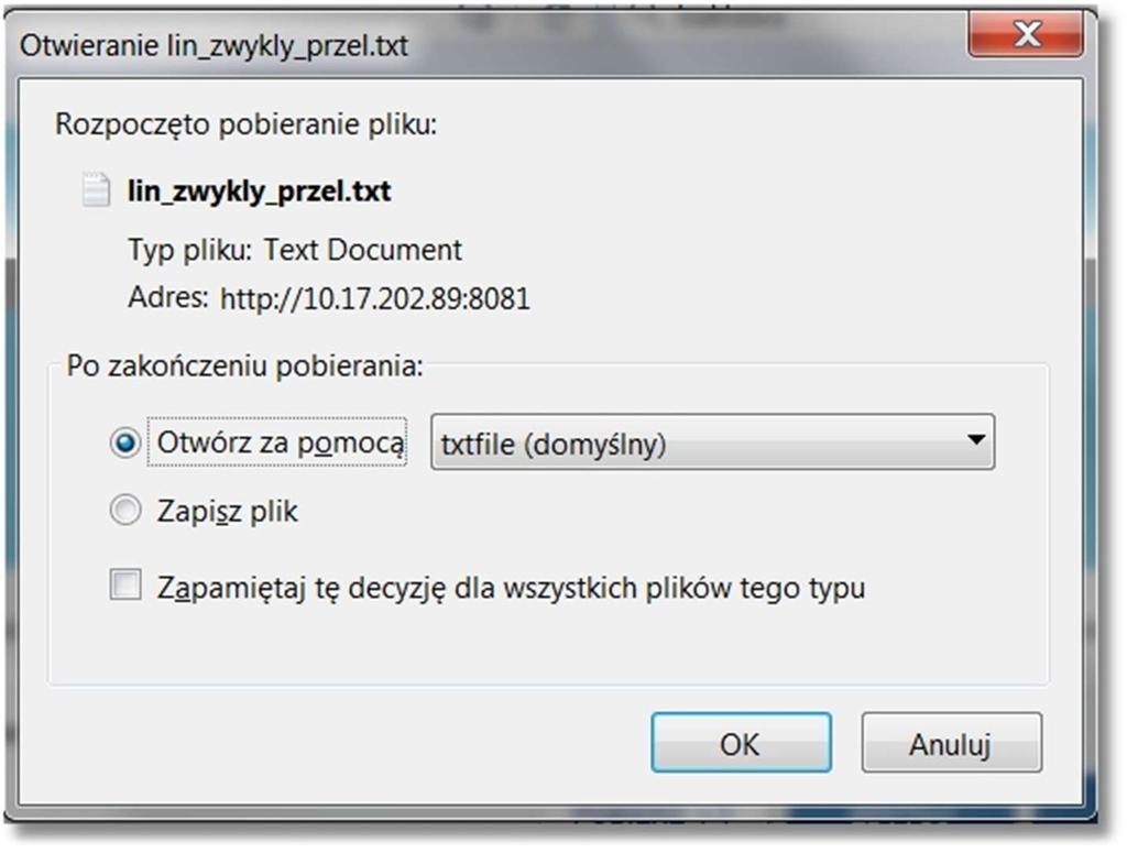 Page8 [POBIERZ] - umożliwia pobranie oraz podgląd struktury pliku importu danych w formacie