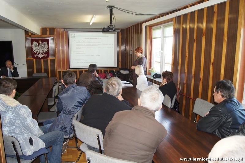Spotkanie informacyjno szkoleniowe dla rolników W dniu 27 października 2014 r.
