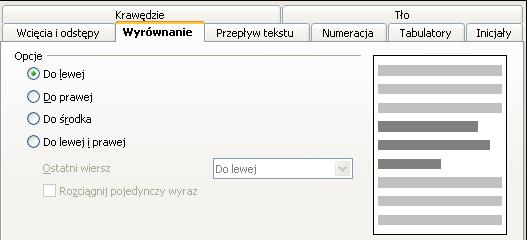 Formatowanie akapitu wcięcia i wyrównanie Aby wykonać szybkie.