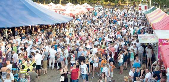 Dożynki, podczas których dziękujemy opatrzności za zebrane plony.