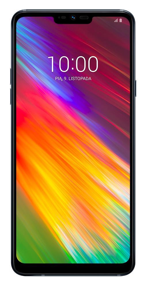 LG G7 Fit Specyfikacja: Wyświetlacz - 6.1 ; 1440 x 3120 pix, 564 PPI; System operacyjny - Android 8.1 Oreo; Aparat główny - 16 Mpix; Kamera przednia - 8 Mpix Procesor - czterordzeniowy 2 x 2.