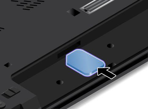 5. Pamiętaj, aby włożyć nową kartę micro SIM właściwą stroną, tak jak pokazano na poniższej ilustracji. Następnie włóż nową kartę micro SIM do gniazda, tak aby wskoczyła na miejsce. 6.