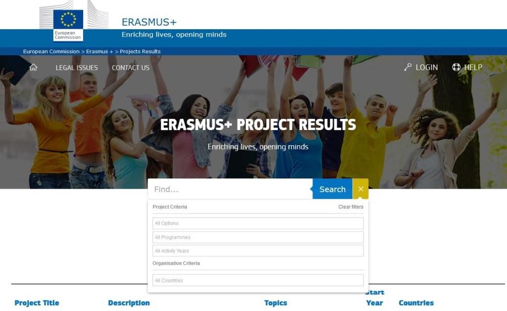 PLATFORMA REZULTATÓW PROJEKTÓW ERASMUS+