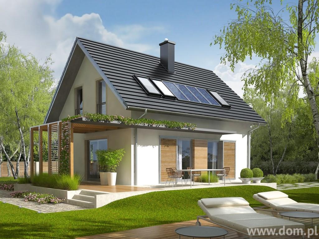 Projekt domu AC Lea (wersja A) Projekt domu AC EX 20 G2 ENERGO PLUS Nowoczesny, ciepły i bardzo funkcjonany.