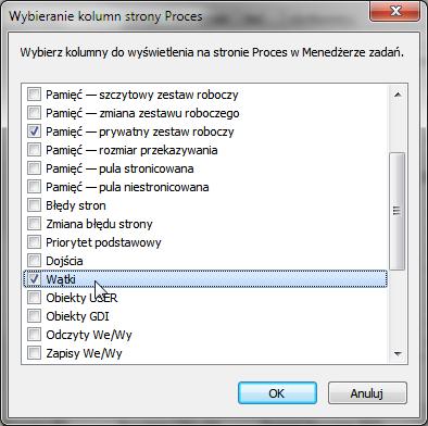 Każdy proces, w obrębie przydzielonych mu przez system zasobów, może powołać wątek.