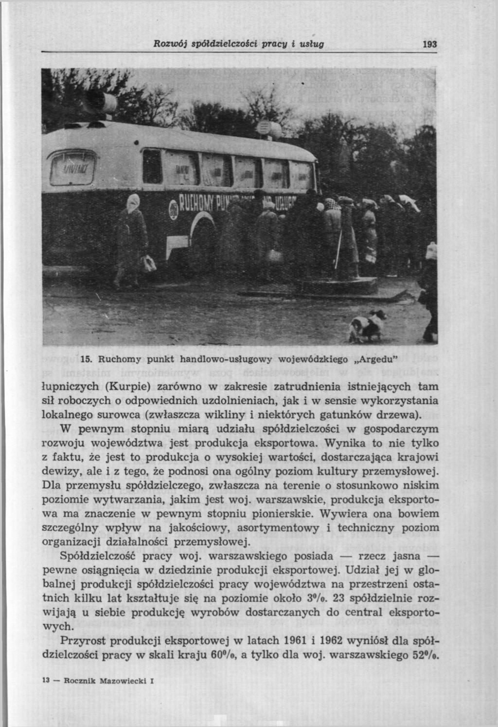 Rozwój spółdzielczości pracy i usług 193 15.