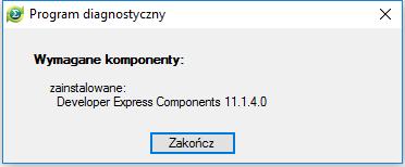 5. Jeśli pojawi się komunikat o instalacji komponentów, to przeprowadź ją, aż pojawi się komunikat świadczący o prawidłowym ich zainstalowaniu. 6. Aplikacja Plan lekcji zostanie uruchomiona.