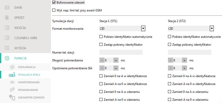 30 GPRS-A SATEL W wiadomości SMS można umieścić adres komputera, z którym moduł ma się połączyć, i numer portu TCP, który ma zostać użyty do komunikacji. 6.10 Symulacja stacji Rys. 26.