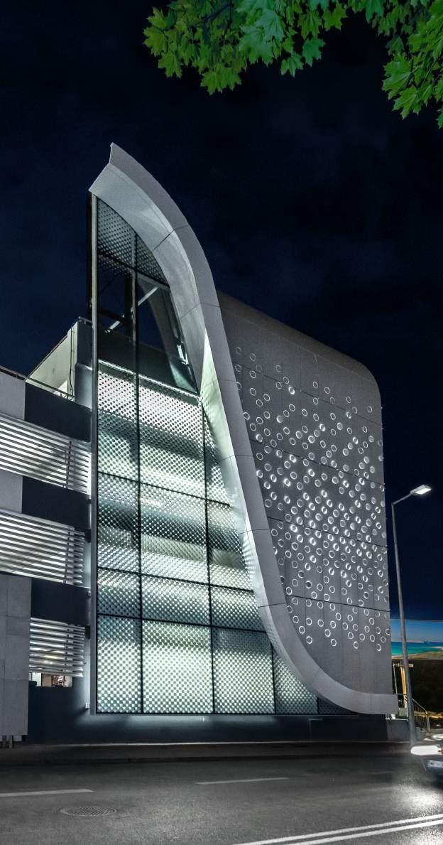 Mockup - Wroclavia Shopping Mall in Wroclaw, 2014 perforated
