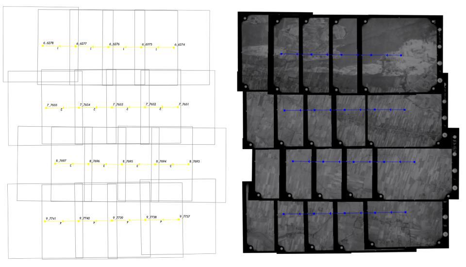 Assessment of the influence of filtering scanned historical aerial images on the accuracy... Fig. 1. Block no.