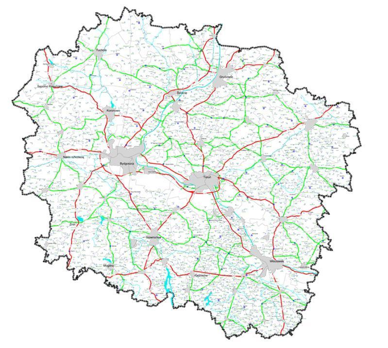 Program ochrony powietrza dla strefy kujawsko-pomorskiej ze względu na pył PM10, benzen i arsen 116 Rysunek 15.