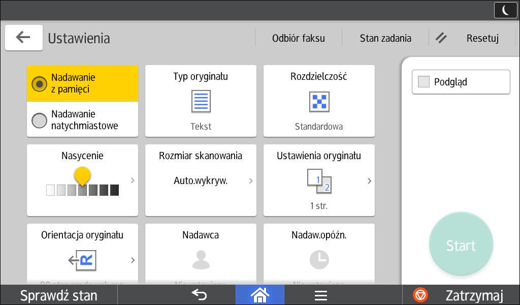 Jak używać aplikacji No. Ikona Opis 12 Pokazuje odbiorców z książki adresowej. 13 Sekcje książki adresowej. 14 Naciśnij, by dodać odbiorcę.