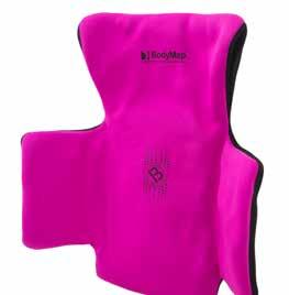 ODYMP C CK CUSHION WIH HEDRES ND LERL SUPPOR OPRCIE Z PELOMI OCZNYMI I ZGŁÓWKIEM ackrest with side supports and headrest provides comfort for patients with scoliosis and poor posture.