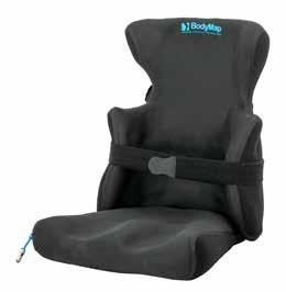 ODYMP C POSIIONING CHIR WIH HED- RES ND LERL SUPPOR his is vacuum chair with lateral supports and headrest which function both as backrest and seat.