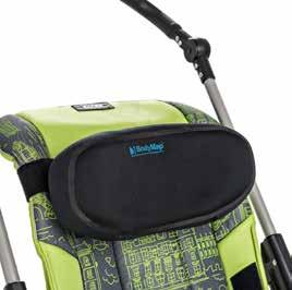 time - Use in almost each wheelchair, positioning chair, rehabilitation stroller - Optional cover made of thermo active foam ZLEY - Łatwe modelowanie