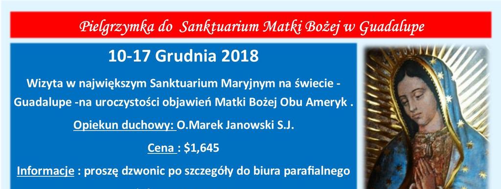 Osoba zgłaszająca musi być członkiem najbliższej rodziny. MUCH-NEEDED PRAYER Each Christian needs half an hour of prayer each day, except when we are busy; then we need an hour. --St.