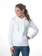 kolorze materiału Hooded Sweatshirt - 280 g/m 2 ST4100 80% bawełny ring-spun - 20% poliestru Grey Heather: 70% bawełny - 20% poliestru - 10% wiskozy ocieplana wewnątrz, sznurek w