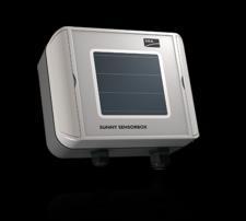 Sunny SensorBox Urządzenie wyposażone w czujnik wartości promieniowania słonecznego oraz temperatury. Opcjonalnie można zainstalować czujnik prędkości wiatru.