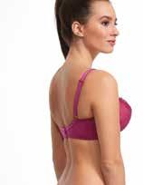 properly fitted cup of your bra: - wholly wraps around the breast - outlines the breasts in a smooth and even way - outside part of the underwire aims at the middle of your armpit - the underwire