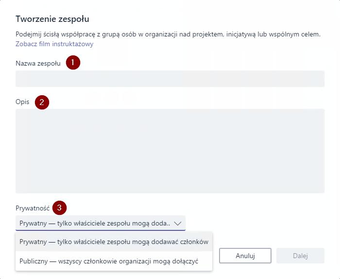 Nawigacja po Microsoft Teams Oprócz Zespołów, w menu po lewej stronie mamy jeszcze inne opcje: Aktywność w tym miejscu będziemy widzieć różne powiadomienia np.