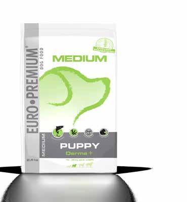 7 DERMA+ Polecana dla psów z nadwrażliwością skóry i sierści. SMALL ADULT MEDIUM PUPPY MEDIUM ADULT LIGHT Kompletna karma dla psów cierpiących lub zagrożonych nadwagą.