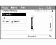 Aby przewinąć listę pozycji menu, można opcjonalnie: Dotknąć palcem dowolnego miejsca na stronie ulubionych i przesunąć palec w górę lub w dół.