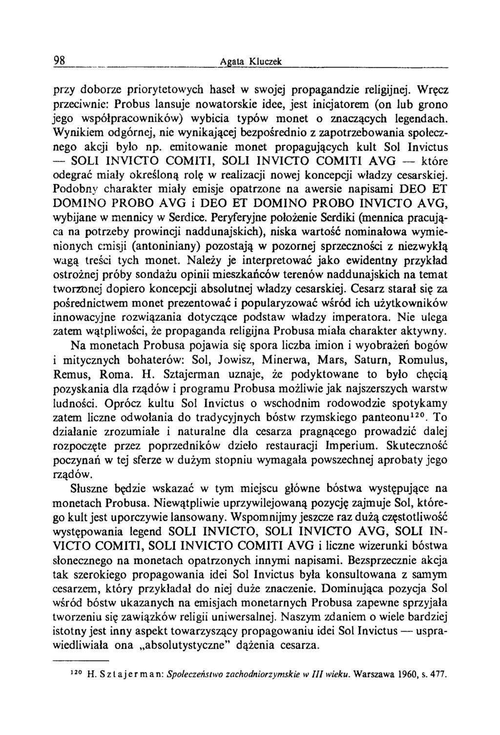 przy doborze priorytetowych haseł w swojej propagandzie religijnej.