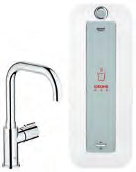 RED 30 157 000 chrom 1 454,00 30 157 DC0 stal nierdzewna 1 635,00 GROHE Red Mono zawór sztorcowy z boilerem (8 litrów) elementy składowe: