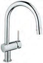 GROHE EcoJoy 5,7 l/min 32 321 000 chrom 295,00 32 321 DC0 stal nierdzewna 384,00 Minta