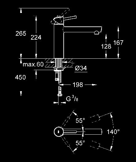 360 system szybkiego montażu 31 128 001 chrom 193,00 31