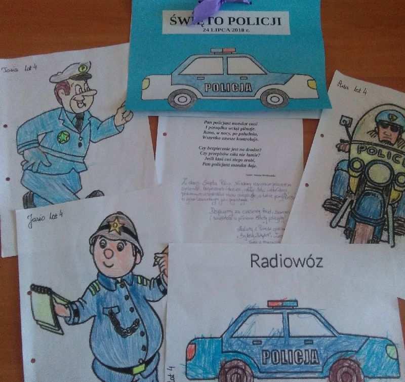 STRONA 10 KOMUNIKATOR MGP Dzieci doceniły pracę mundurowych z okazji Święta Policji Maluchy z punktu opieki na dziećmi Bajkowy Zakątek i Zaczarowana Kraina w Gostyninie