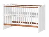 cm 57 x 60 x 43 cm PRINCESSA 10 łóżko 90 cot bed 90 (without (bez materaca i rusztu**) frame