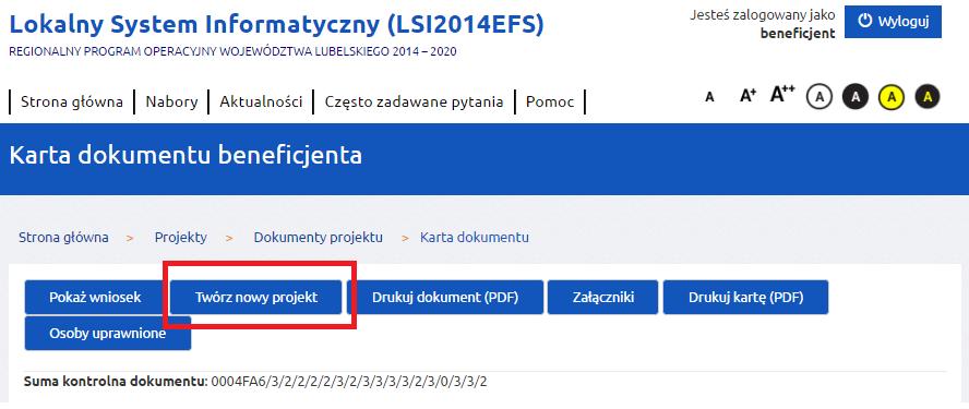 nie masz pewności którą wersję wniosku należy edytować i korygować, dla ułatwienia możesz z menu "Pokaż personalizację tabeli" oprócz "Numeru kolejnego wersji" dodatkowo zaznaczyć pola Użytkownik