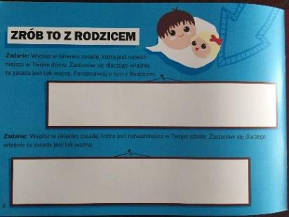 I część "BUSOLA PODRÓŻ W BEZPIECZNY ŚWIAT" adresowana jest do dzieci