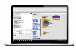 InO-Bot jest programowalny przy użyciu języka Scratch lub