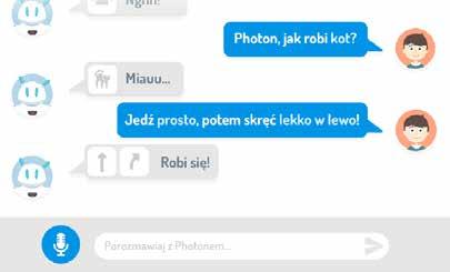 Playgrounds pozwalają uczniom na naukę podstaw programowania w języku Apple Swift z wykorzystaniem robota Photon.