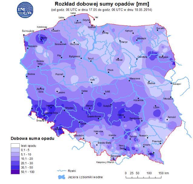 PIB Stan wody na głównych