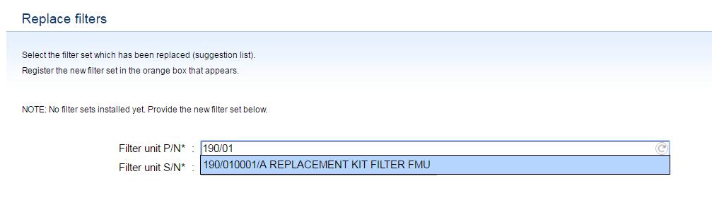 Wymiana filtra powinna być zarejestrowana na portalu gwarancyjnym (https://warranty.prinsautogas.