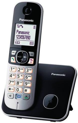 10019 Telefon bezprzewodowy Panasonic KX-TG 6821 Cyfrowy automat zgłoszeniowy z czasem nagrania do 0 minut. Duży i przejrzysty wyświetlacz o przekątnej 1,8 cala. Podświetlany wyświetlacz i klawiatura.