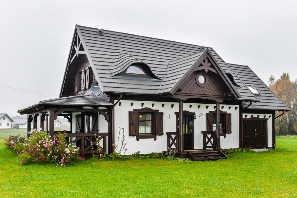 Dom drewniany WILNO Pow. użytkowa: 137,00 m 2 WILNO to doskonały dom dla rodziny.