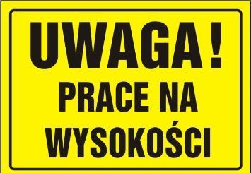 co najmniej 1,1 m i krawężników o co najmniej 0,15 m, 2) między poręczą a krawężnikiem jest umieszczona w połowie poprzeczka lub przestrzeń ta jest wypełniona w sposób uniemożliwiający wypadnięcie