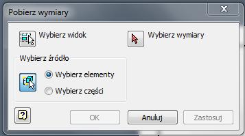 Od punktu wyrwanie jest tworzone na głębokość pokazanego na innym widoku punktu (podajemy odległość) Do szkicu wyrwanie jest tworzone na głębokość do szkicu - linii (skojarzonego) z innym widokiem Do