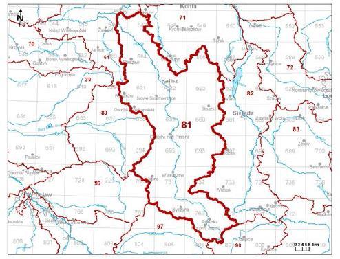 6 Dorzecze Województwo Liczba pięter wodonośnych 4 Gminy, które obejmuje JCWPd Źródło: Państwowa Służba Hydrogeologiczna.