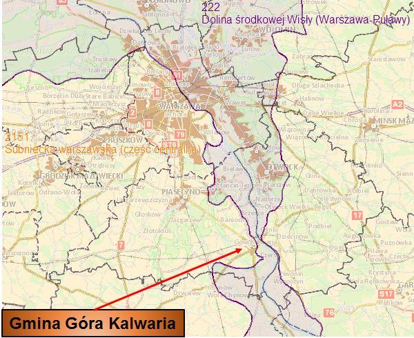 przeznaczone przede wszystkim do zabezpieczenia rezerw wody o wysokiej jakości do wykorzystania w przyszłości. Źródło: https://warszawa.rzgw.gov.pl/ Rysunek 16.