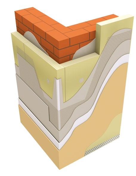 SYSTEMY OCIEPLEŃ KLEIB 1 7 6 2 3 4 5 8 9 10 Zestaw wyrobów do wykonywania ociepleń ścian zewnętrznych budynków na wełnie mineralnej.