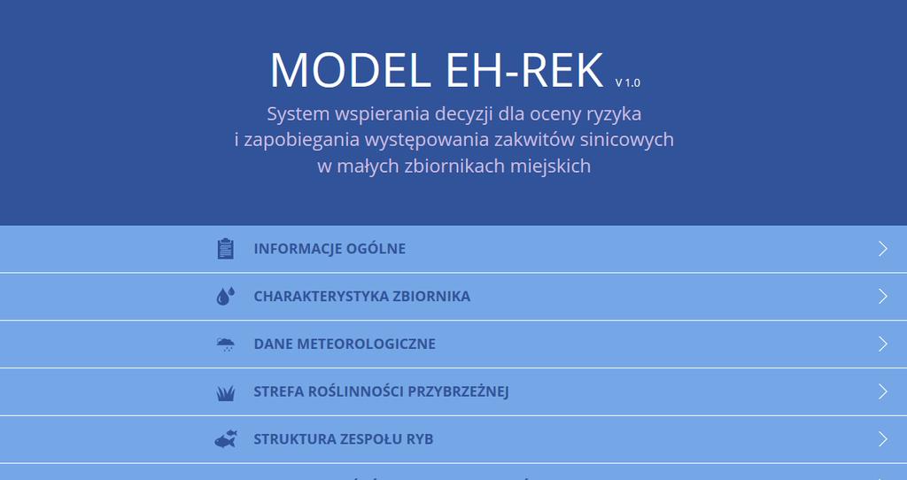 zastosowaniu użytkownik posiadając wstępne informacje na temat jakości wód jest w stanie dokonywać oceny zagrożenia pojawieniem się zakwitów sinicowych w miejskich zbiornikach wodnych.